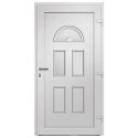 VidaXL Drzwi wejściowe zewnętrzne, białe, 98 x 208 cm