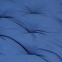 VidaXL Poduszka na podłogę lub palety, bawełna, 120x80x10 cm, błękitna