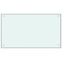 VidaXL Panel ochronny do kuchni, biały, 90x50 cm, szkło hartowane