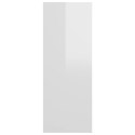 VidaXL Stolik konsolowy, biały, wysoki połysk 105x30x80 cm