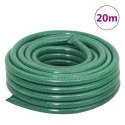 VidaXL Wąż ogrodowy z zestawem złączek, zielony, 0,75", 20 m, PVC
