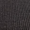 VidaXL Sizalowy dywanik do drapania, czarny, 66x200 cm
