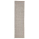 VidaXL Sizalowy dywanik do drapania, kolor piaskowy, 66x250 cm