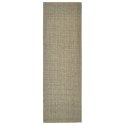 VidaXL Sizalowy dywanik do drapania, kolor taupe, 80x250 cm