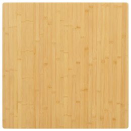 VidaXL Blat do stołu, 70x70x2,5 cm, bambusowy