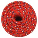 VidaXL Linka żeglarska, czerwona, 14 mm, 100 m, polipropylen