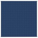 VidaXL Koc obciążeniowy, niebieski, 200x200 cm, 9 kg, tkanina