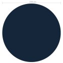 VidaXL Pływająca folia solarna z PE na basen, 250 cm, czarno-niebieska
