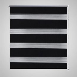 Roleta Zebra 120 x 230 cm czarna