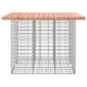 VidaXL Ławka ogrodowa, gabion, 100x102x72 cm, lite drewno daglezjowe