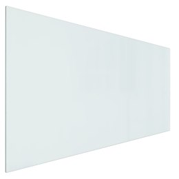 VidaXL Panel kominkowy, szklany, prostokątny, 120x60 cm
