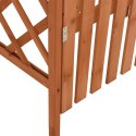 VidaXL Pergola z furtką, 116x40x204 cm, lite drewno jodłowe