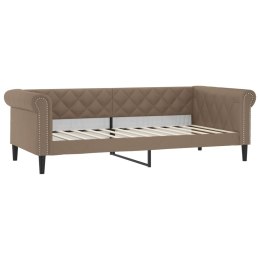 VidaXL Sofa z funkcją spania, cappuccino, 80x200 cm, sztuczna skóra