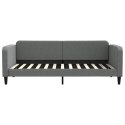 VidaXL Sofa z funkcją spania, ciemnoszara, 90x200 cm, obita tkaniną