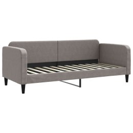 VidaXL Sofa z funkcją spania, kolor taupe, 80x200 cm, obite tkaniną
