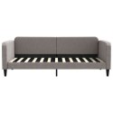 VidaXL Sofa z funkcją spania, kolor taupe, 90x200 cm, obita tkaniną