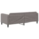 VidaXL Sofa z funkcją spania, kolor taupe, 90x200 cm, obita tkaniną