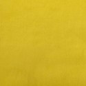 VidaXL Sofa z funkcją spania, żółta, 90x200 cm, obita aksamitem