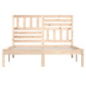 VidaXL Rama łóżka, 150x200 cm, lite drewno sosnowe