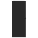 VidaXL Szafka na dokumenty, czarna, 90x40x105 cm, stalowa