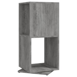 VidaXL Szafka obrotowa, szarość betonu, 34,5x34,5x75,5 cm, płyta