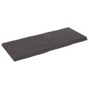 VidaXL Blat ciemnobrązowy 140x60x(2-6) cm drewno z naturalną krawędzią