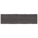 VidaXL Blat, ciemnobrązowy 180x50x(2-6)cm drewno z naturalną krawędzią