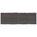 VidaXL Blat ciemnobrązowy 180x60x(2-6) cm drewno z naturalną krawędzią