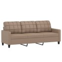 VidaXL 3-osobowa sofa, cappuccino, 180 cm, sztuczna skóra