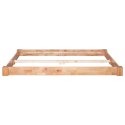 VidaXL Rama łóżka z litego drewna dębowego, 160 x 200 cm