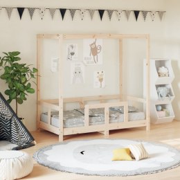 VidaXL Rama łóżka dziecięcego, 70x140 cm, drewno sosnowe