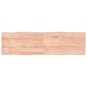 VidaXL Blat, jasnobrązowy 180x50x(2-4)cm drewno z naturalną krawędzią