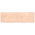 VidaXL Blat do łazienki, 200x60x(2-6) cm, surowe, lite drewno