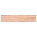 VidaXL Blat do łazienki, jasnobrązowy, 160x30x(2-4) cm, lite drewno