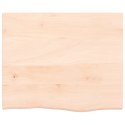 VidaXL Blat stołu, 60x50x2 cm, surowe drewno dębowe