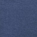 VidaXL Materac kieszeniowy, niebieski, 140x190x20 cm, tkanina