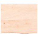 VidaXL Blat do łazienki, 60x60x(2-6) cm, surowe, lite drewno