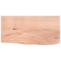 VidaXL Blat do łazienki, jasnobrązowy, 60x30x(2-4) cm, lite drewno
