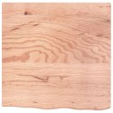 VidaXL Blat do łazienki, jasnobrązowy, 60x60x(2-4) cm, lite drewno