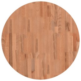VidaXL Blat do stołu, Ø70x1,5 cm, okrągły, lite drewno bukowe