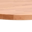 VidaXL Blat do stołu, Ø90x1,5 cm, okrągły, lite drewno bukowe
