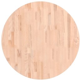 VidaXL Blat do stołu, Ø80x1,5 cm, okrągły, lite drewno bukowe