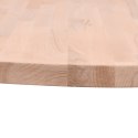 VidaXL Blat do stołu, Ø80x1,5 cm, okrągły, lite drewno bukowe