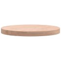 VidaXL Blat do stolika, Ø50x4 cm, okrągły, lite drewno bukowe