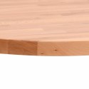 VidaXL Blat do stołu, Ø50x2,5 cm, okrągły, lite drewno bukowe