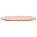VidaXL Blat do stołu, Ø70x2,5 cm, okrągły, lite drewno bukowe