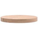 VidaXL Blat do stolika, Ø40x4 cm, okrągły, lite drewno bukowe