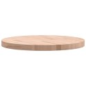 VidaXL Blat do stołu, Ø60x4 cm, okrągły, lite drewno bukowe