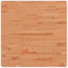 VidaXL Blat stołu, 70x70x4 cm, kwadratowy, lite drewno bukowe