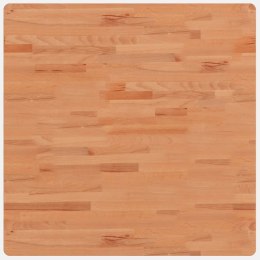 VidaXL Blat stołu, 80x80x2,5 cm, kwadratowy, lite drewno bukowe